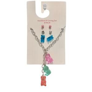 Gummy Bear Necklace & Earring Set – 4 Pack (Target, 2014)